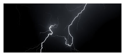 LIGHTSTRIKE #3 - a Photographic Art Artowrk by LYNNE ROBERTS-GOODWIN